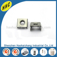 manufacturer custom stamping metal M4 threaded square terminal